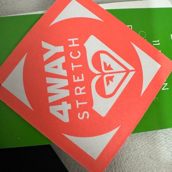 Roxy Womens 4-Way Stretch Black Boardshorts Size M Eco-Friendly Swimwear - Picture 5 of 15